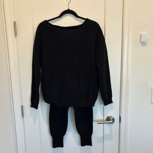 COZY WARM RIBBED SWEATER & LEGGINGS